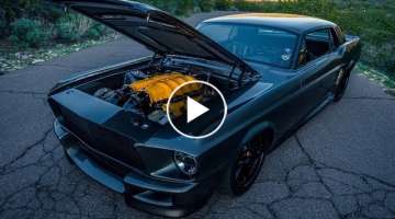 When Mechanics Lose Their Minds - Twin Turbo Ferrari F430 Powered 1968 Ford Mustang Build Project