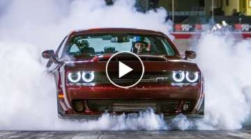 Dodge Demon vs Lamborghini Aventador | Top Gear: Series 25