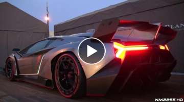 Lamborghini Veneno SOUND - Start Up and REVS!!
